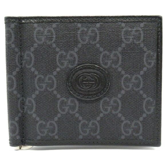 Gucci PVC Canvas Leather Wallet - Picture 1 of 6